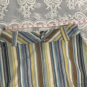 Patagonia Blue and Yellow Striped Skirt